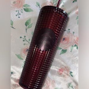Starbucks BERRY grid tumbler